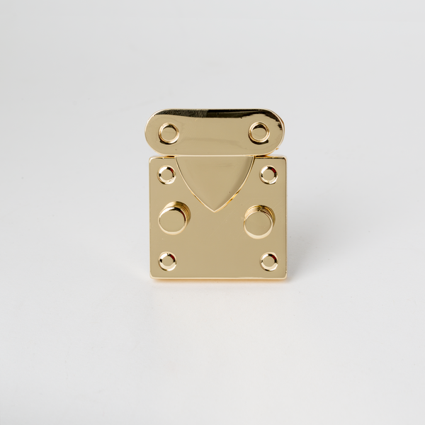 Square Kelly Bag Clasp - Gold 40mm
