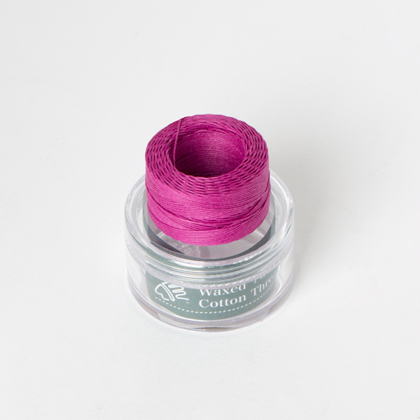Waxed Linen Thread Pink Middle 0.5mm