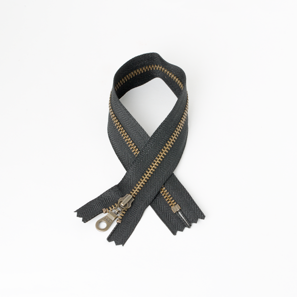 #3 Zipper Dark-Bronze Black 30cm 