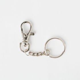 Key Ring and Chain - Nickel