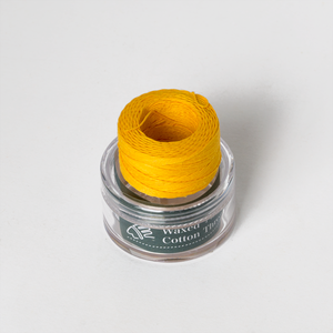 Waxed Linen Thread Yellow Middle 0.5mm